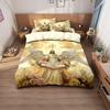 3pcs Jesus Themed Printed Polyester Bedding Set Soft and Comfortable Available In Multiple Sizes and Machine Washable