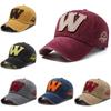 W Letter Baseball Cap Unisex Denim Outdoor Sun Protection Adjustable Gift Hat