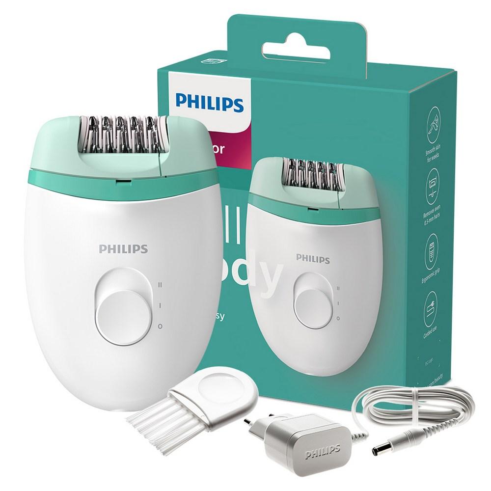 

Епілятор Philips 2000 Satinelle Essential White + Lime Green, BRE224/00