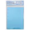 Kamio Japan Refil para Fichário de Selos 10 Folhas Refil de Fichário Azul Transparente