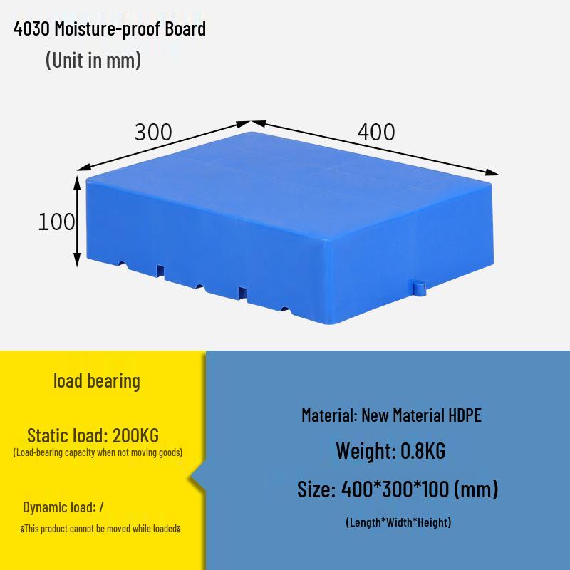 Waterproof Moisture-Proof Pallet Mat for Forklift and Washing Machine