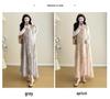 2025 Summer Korean-Style Maternity Dress & Sun Protection Set