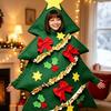 Christmas Tree Costume Set With Bow For Cosplay Holiday Parties