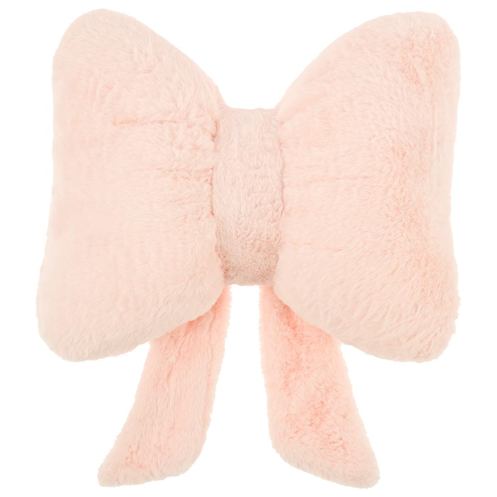 Bow Throw Pillow Soft Waist Fitting Fluffy PP Cotton Filling Cushion Ins Style Room Decor Bow Pillow for Bed Couch Living Room