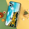 Fire Truck Phone Case For iPhone 17 Pro Max 17Air 16E 15 14 13 12 11 16 Pro Max Mini Shockproof Cover