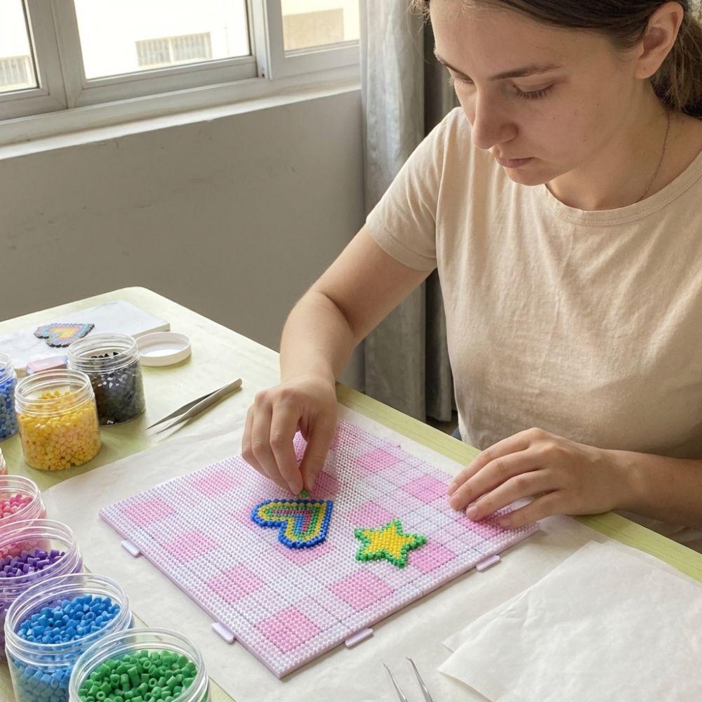 78x78Pins Fuse Beads Pegboards Heat Resistant Hama Beads Pegboards  Craft Supplies