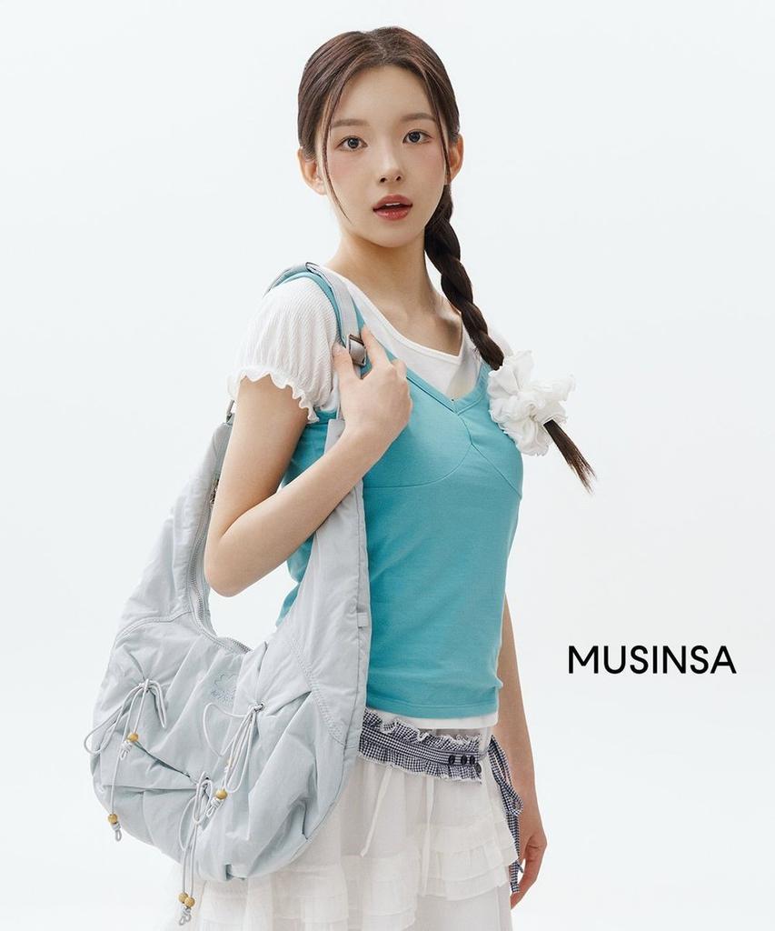 Myshell Willow String Nylon Crossbody Bag_10111Cb