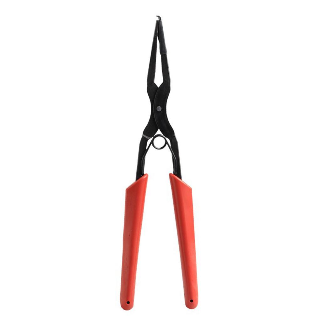 Optical Fiber Pliers Flange Long Nose Rubber Anti Slip Handle Steel Head Portable Fiber Optic