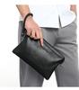 Men's Cross-Border Fashion Zipper Clutch: Large Capacity, Textured Handbag for Business & Portability.