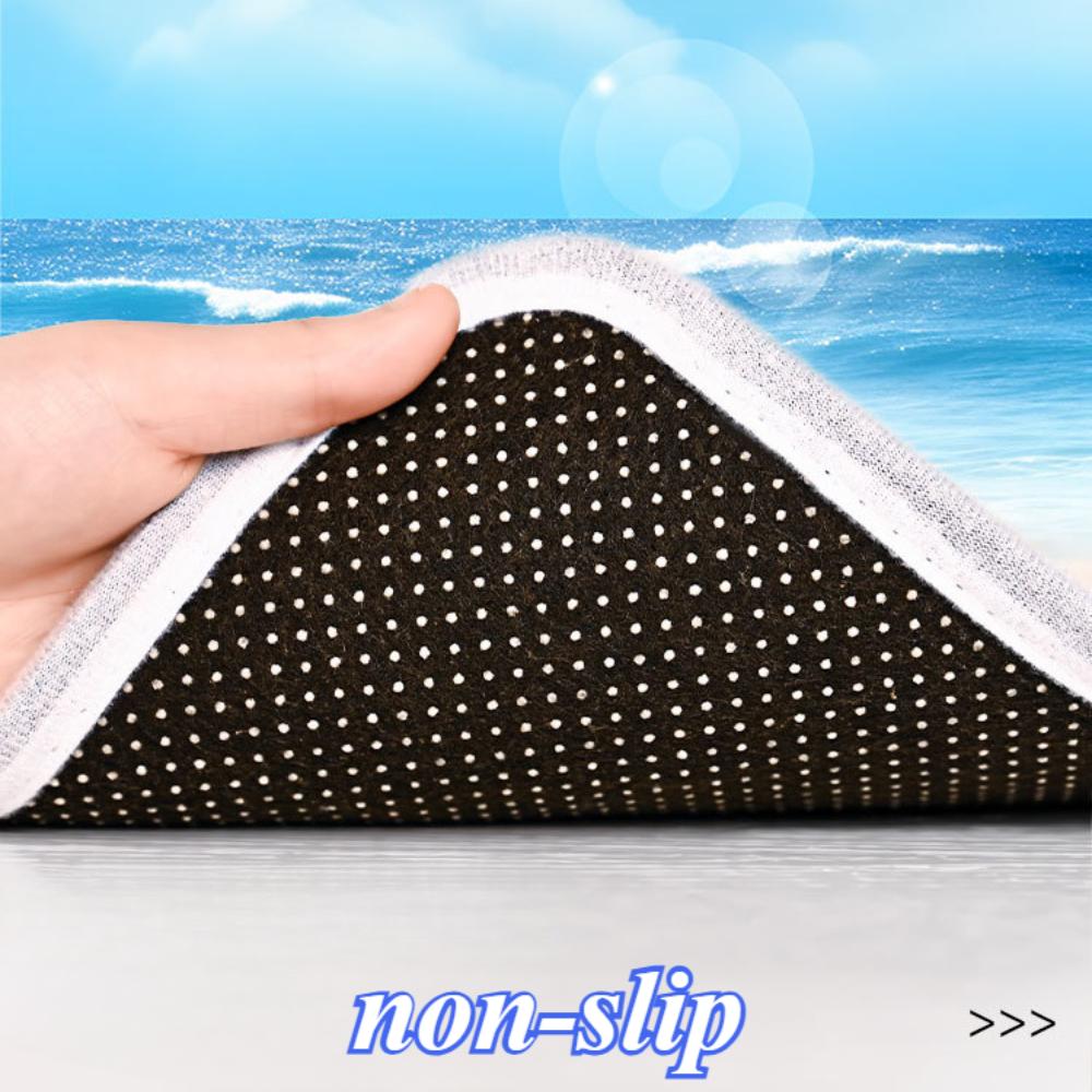 Printing Sponge Bathroom Cashmere Thickening Mat Bath Non-slip Carpets In Wash Basin Bathtub Floor Rug Shower Room Doormat Memory Foam 3D Pad