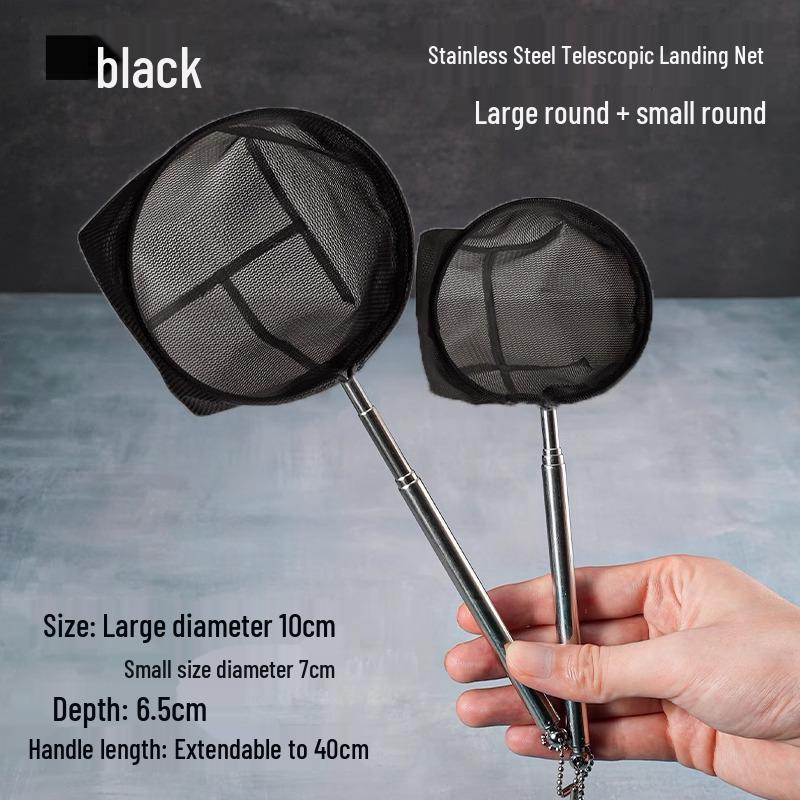 Stainless Steel Retractable Fishing Net for Aquariums and Tropical Fish