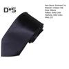 Solid Color Business Tie Formal Faux Silk Pointed Style Men Neckwear Business Trips Formal Event Necktie