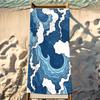 Clouds Towel Beach Shower Bath Travel Lightweight Skin Friendly for Pool Camping Cruise Summer