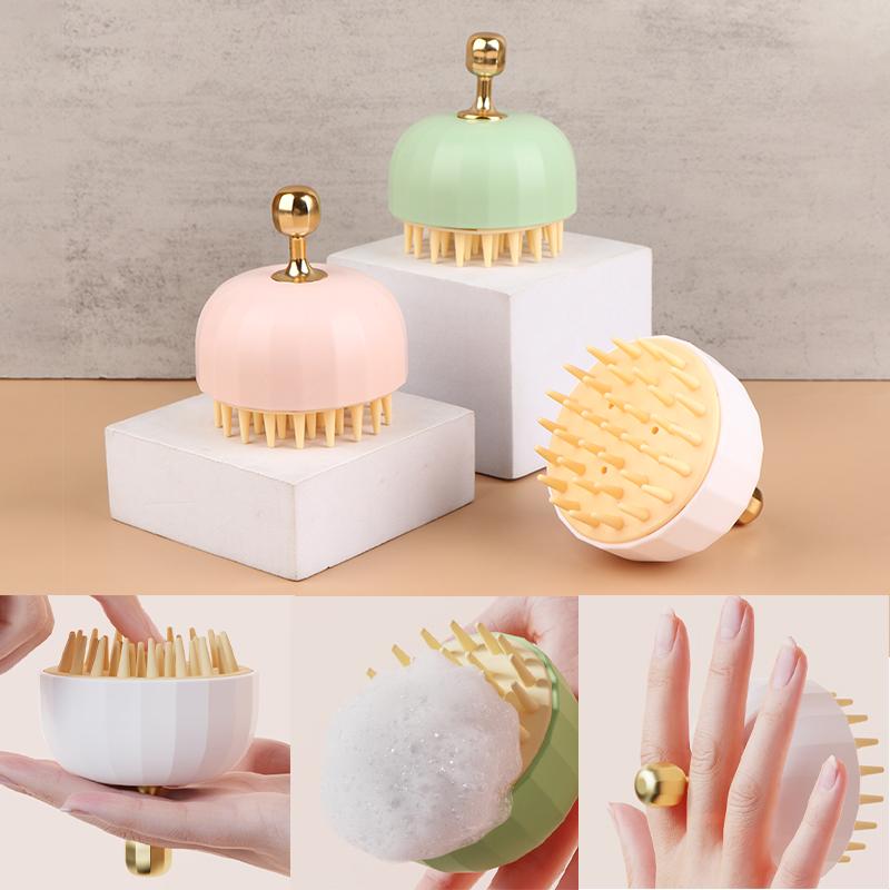 Manual Head Scalp Care Massage Shampoo Brush Slimming Comb Cleaning Shower Bath Exfoliate Remove Dandruff Promote Hair Grow