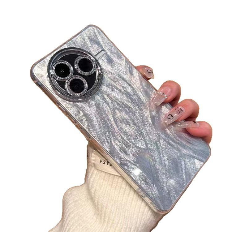 Applicable to Redmi K80 Supreme Edition mobile phone case glitter lens film note14 feather yarn TURBO4 fashion Xiaomi 15