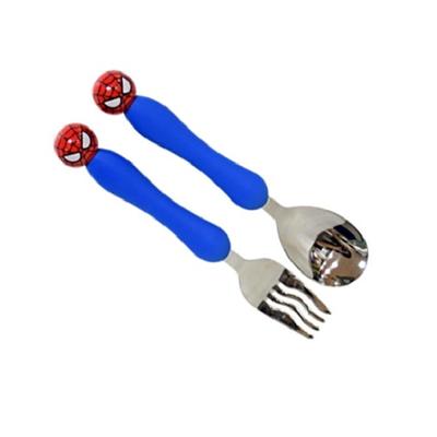 YULMIN Marvel Mascot Noodle Spoon Fork Set, 1 Piece