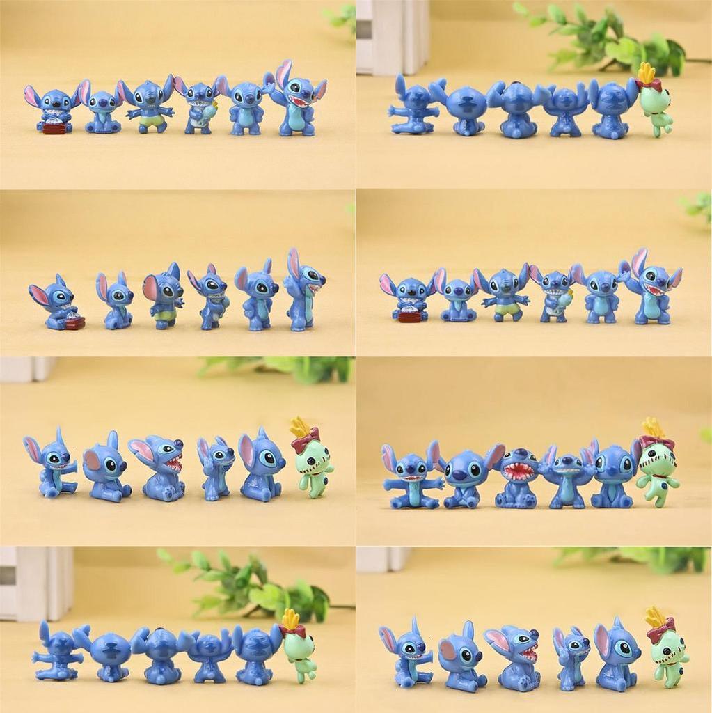 Disney Lilo Stitch 12 Pcs Action Figures Collection Set Adorable Ornament For Kids And Fans Of The Cartoon!
