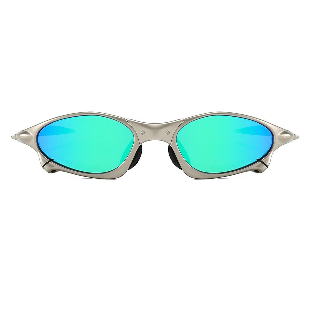 Zinc Alloy Sand Silver Frame European and American Polarized Sunglasses Men's and Women's Tide Outdoor Sports Cycling Driving Sunglasses 2026