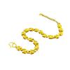 24K Gold Clover Bracelet for Women - Dainty Four-Leaf Design, High-Purity Gold, Lucky & Delicate