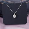 Fashion Rhinestone Swan Bird Pendant Necklace For Women Elegant Zircon Swan Choker Chain Office Party Jewelry Lady Friend Gifts
