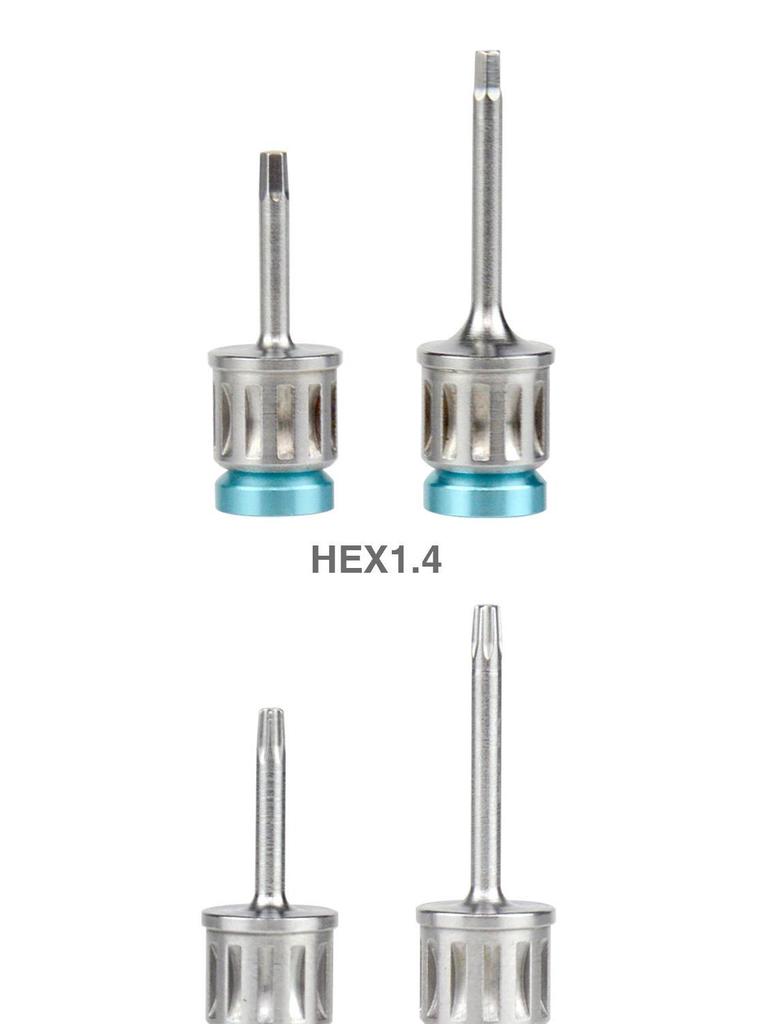 Dental Implant Screwdriver Set with Torque Wrench for Phase II Restoration