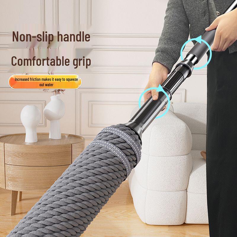 Verdickter Stiel Bodenwischmopp - Freihändig, Nass- & Trockenreinigung