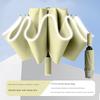 Large Reverse Umbrella That Doesn'T Wet Your Clothes, Fully Automatic Folding Umbrella with Multiple Ribs, Wind-Resistant, Reinforced and Thickened
