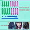 12/18/10pcs Hair Curler Rollers Women Spiral Curls Heatless with 2 pcs Hooks DIY Not-Waveform Shape Rollers Spiral Round Curls
