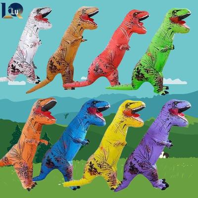 Fantasia Inflável de T-Rex para Halloween Transfronteiriça para Festas e Performances