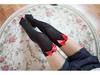 Velvet Bowknot Thigh-High Stockings - Japanese Cute Over-the-Knee Socks for Women