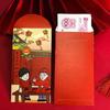 6Pcs Chinese Style Chinese New Year Red Envelopes Paper Money Packet  Children