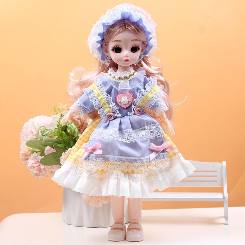 Dress Up 30cm Anime Bjd Doll Spherical Joint 30cm Articulated Toys 1/6 Bjd Dolls  Kids Toy