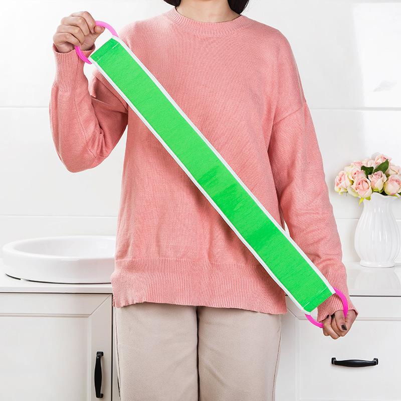

Silicone Back Cleaner Soft Loofah Bath Towel With Body Exfoliation Massage Shower Body Cleansing Bath Sponge Supplies