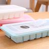 Summer Plastic Ice Cube Mold 16-Cell Ice Tray with Cover PP Ice Maker Creative Ice Box Bulk Order