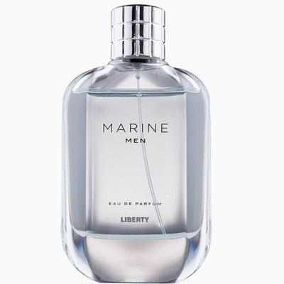 Luxusní parfémový sprej Liberty Marine pro muže, dlouhotrvající vůně, vyrobený ve Francii, parfémovaná voda(EDP) - (Marine, 100 ml)