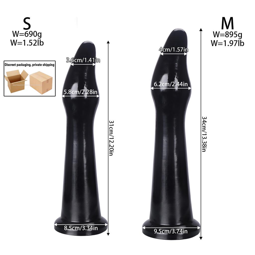 4 Sizes Long Anal Plug Big Anal Dialator Dildo Huge Long Large XL Anal Plug Training Expansion Butt Plug Sex Toys for Women Gay