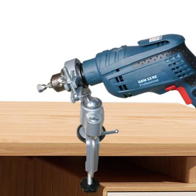 360 Degree Rotating Bench Vise Aluminum Table Vise Electric Drill Stand for Woodworking Metal Plastic Clamping Tools