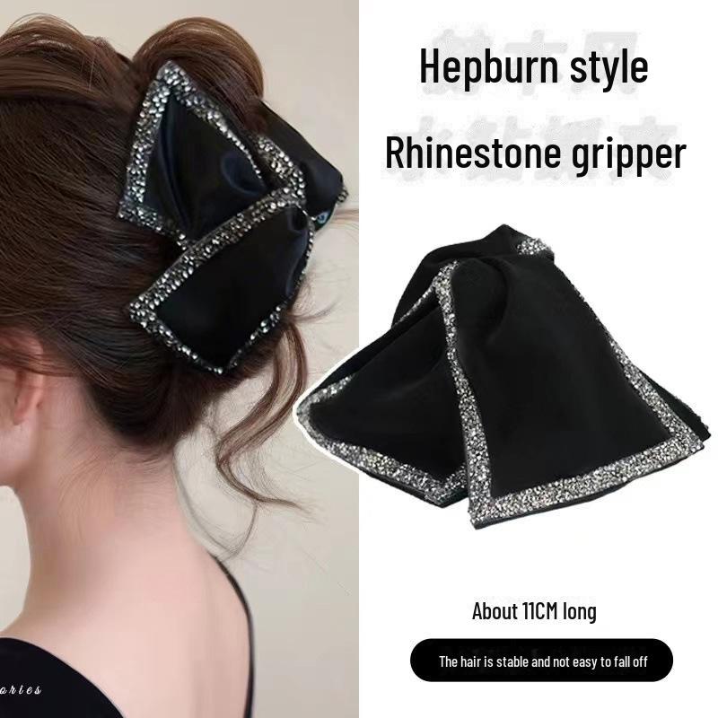 2024 Audrey Hepburn Elegant Luxury Hairpin: Versatile Shark Clip Headdress