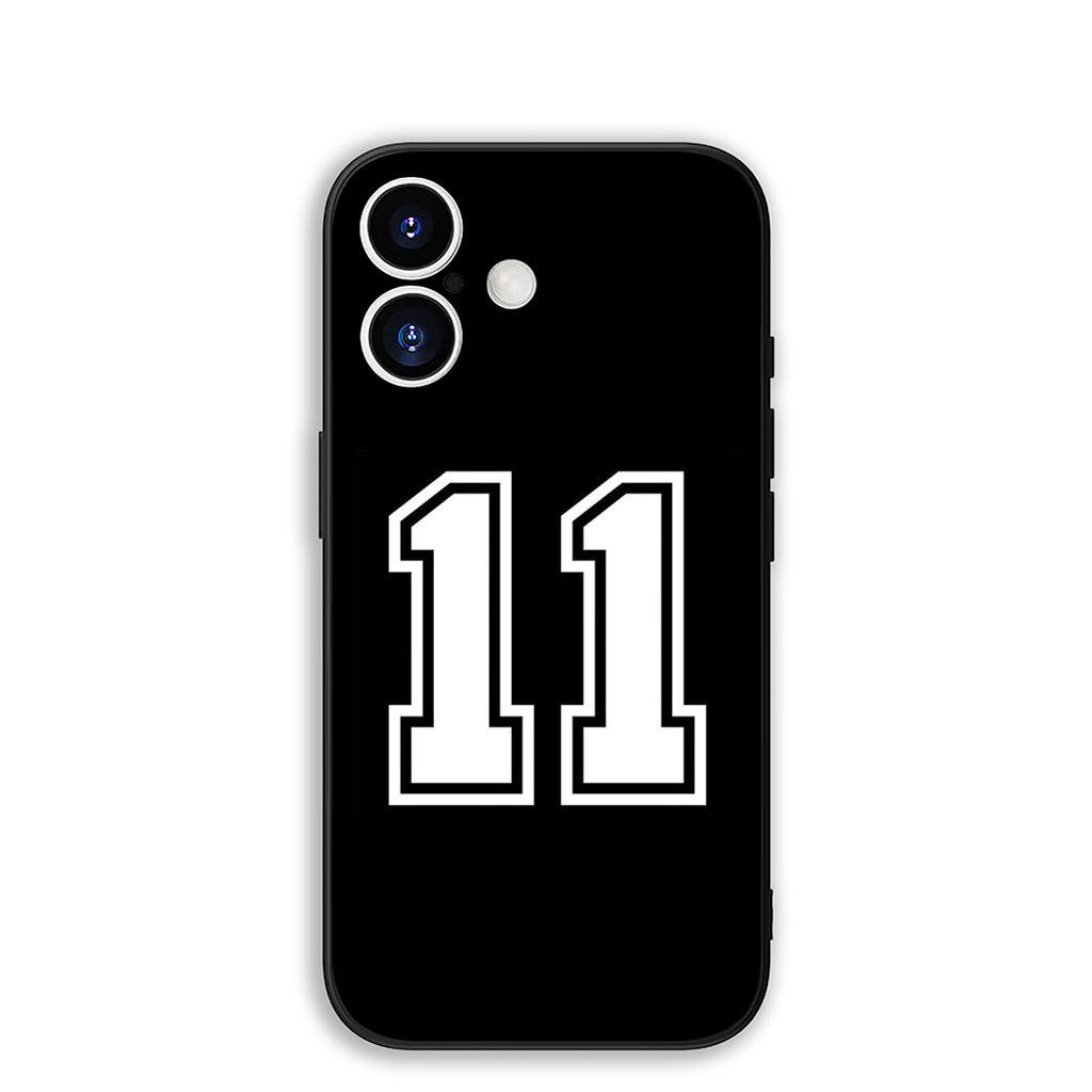 for Apple iPhone 17 16 Plus 13 12 Pro Max Mini X XR Xs ProMax 16E 17+ Air Case Number 30 23 24 10 9 5 Football Basketball Lucky