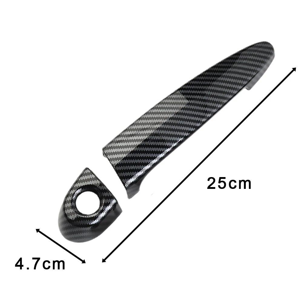 1 Set Car Carbon Fiber Door Handle Covers Trims For BMW E87 E90 E91 E92 E93 F30 X1 X2 X3 X4 X6 Exterior Accessories
