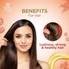 BAJAJ 100% Pure Castor Oil 200ml Natural Cold-Pressed Hair Skin Oil No Silicones Paraben Lead Free