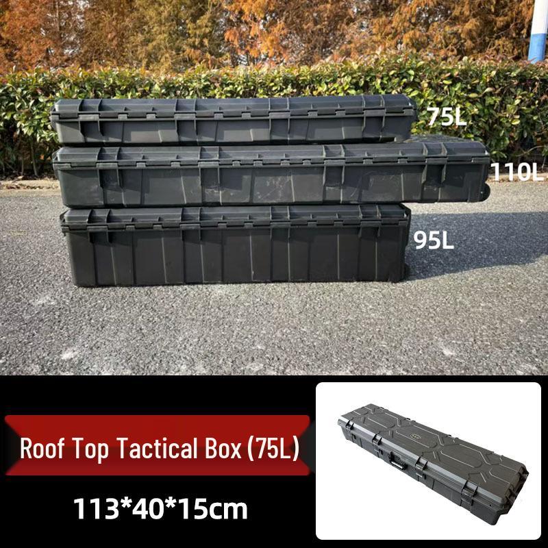 Shockproof Waterproof Roof Equipment Box for Off-Road Vehicles, Large Capacity