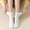White Socks Stackable Confinement Socks Student Tide Stockings Japanese Medium Tube Socks Women'S Socks
