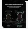 Large Dog Vest-Style Harness with Velcro & Shock-Resistant Leash