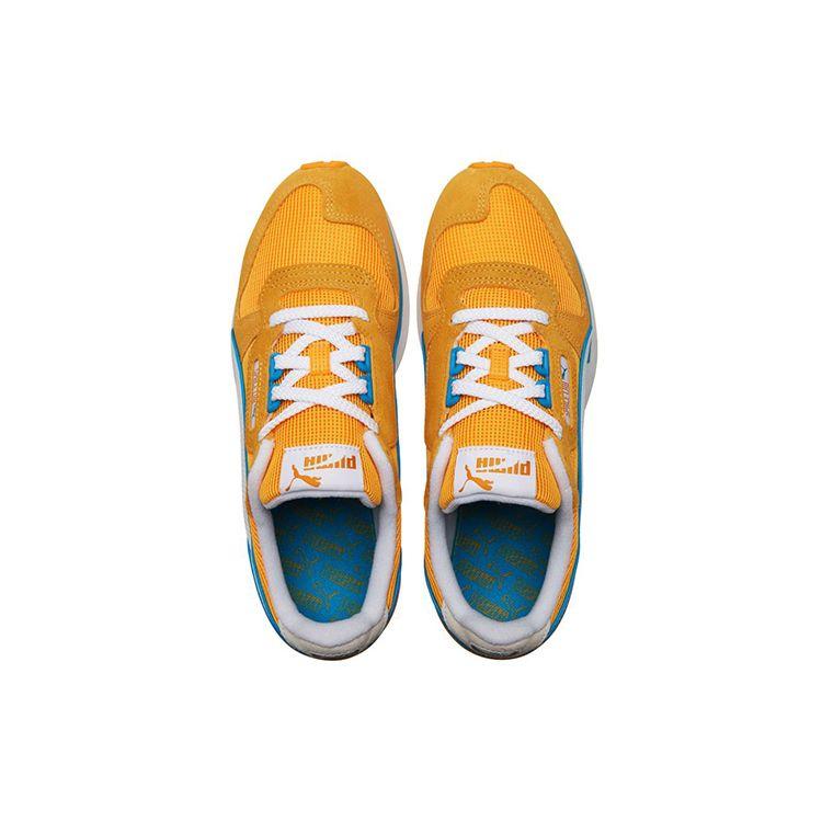 Puma Space Lab Contrast Shock Absorbing Non-Slip Low-Top Sports Casual Shoes Unisex Sneakers Chrysanthemum-Yellow 383591-02