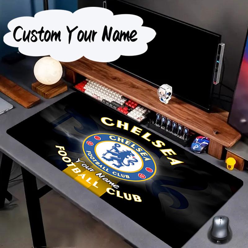 Custom Name Mouse Pad Chelsea Football Club Crest Mouse Pad, Gaming Mouse Pad, Keyboard Pad, Desk Decor for Computer Notebook Fan Birthday Gift