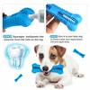 Soft Rubber Dog Toothbrushes Puppy Toys Dog Brush Stick 360 Degree Teeth Cleaning Toothpaste for Small Dogs Pet Toothbrush