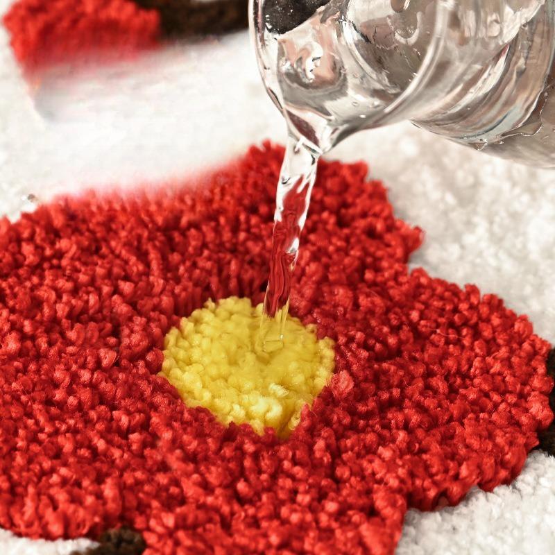 Sponge Bathroom Cashmere Thickening Mat Bath Non-slip Carpets In Wash Basin Bathtub  Floor Rug Shower Room Doormat Memory Foam 3D Pad