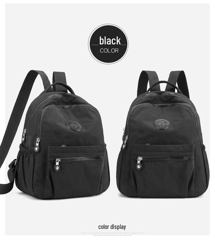 2025 Stilvoller Leichter Nylon Oxford Rucksack - Große Kapazität, Kleine Reise-Canvas-Tasche, Perfekt für Schule & Freizeit