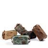 Women's and Men's Portable Waterproof Canvas Toiletry Travel Bag, Large Capacity